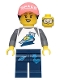Minifig No: col363  Name: Space Fan, Series 20 (Minifigure Only without Stand and Accessories)