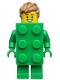 Minifig No: col370  Name: Brick Costume Guy, Series 20 (Minifigure Only without Stand and Accessories)