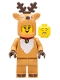 Minifig No: col401  Name: Reindeer Costume, Series 23 (Minifigure Only without Stand and Accessories)