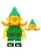 Minifig No: col402  Name: Holiday Elf, Series 23 (Minifigure Only without Stand and Accessories)