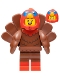 Minifig No: col406  Name: Turkey Costume, Series 23 (Minifigure Only without Stand and Accessories)