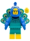 Minifig No: col461  Name: Peacock Costume Fan, Series 28 (Minifigure Only without Stand and Accessories)