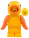 Minifig No: col463  Name: Goldfish Costume Fan, Series 28 (Minifigure Only without Stand and Accessories)