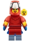 Minifig No: col472  Name: Parrot Costume Fan, Series 28 (Minifigure Only without Stand and Accessories)