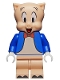 Minifig No: collt12  Name: Porky Pig, Looney Tunes (Minifigure Only without Stand and Accessories)