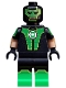 Minifig No: colsh08  Name: Green Lantern, DC Super Heroes (Minifigure Only without Stand and Accessories)