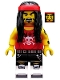 Minifig No: coltlnm17  Name: Gong & Guitar Rocker, The LEGO Ninjago Movie (Minifigure Only without Stand and Accessories)