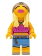 Minifig No: coltm12  Name: Janice, The Muppets (Minifigure Only without Stand and Accessories)