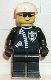 Minifig No: cop006 Name: Police - Zipper with Sheriff Star, White Cap Minifig No: cop006 Name: Police - Zipper with Sheriff Star, White Cap
