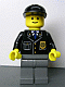 Minifig No: cop048 Name: Police - City Suit with Blue Tie and Badge, Dark Bluish Gray Legs, Black Cap Minifig No: cop048 Name: Police - City Suit with Blue Tie and Badge, Dark Bluish Gray Legs, Black Cap