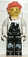 Minifig No: cre006 Name: Lee, Orange Hair, Black Legs, Black and White Torso Minifig No: cre006 Name: Lee, Orange Hair, Black Legs, Black and White Torso