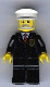 Minifig No: cty0012  Name: Police - City Suit with Red Tie and Badge, Black Legs, White Hat