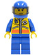 Minifig No: cty0072  Name: Coast Guard City - Helicopter Pilot 2