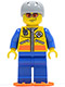 Minifig No: cty0073a  Name: Coast Guard City - Helicopter Rescue Swimmer