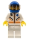 Minifig No: cty0080  Name: Doctor - Jacket with Zipper and EMT Star of Life - White Legs, Blue Helmet, Trans-Black Visor, Glasses and Brown Eyebrows