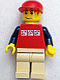 Minifig No: cty0084 Name: Red Shirt with 3 Silver Logos, Dark Blue Arms, Tan Legs, Messy Red Hair Minifig No: cty0084 Name: Red Shirt with 3 Silver Logos, Dark Blue Arms, Tan Legs, Messy Red Hair