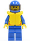 Minifig No: cty0109  Name: Coast Guard City - Speedboat Driver