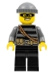 Minifig No: cty0358  Name: Police - City Burglar, Dark Bluish Gray Knit Cap, Mask