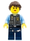 Minifig No: cty0375  Name: Police - LEGO City Undercover Elite Police Officer 4