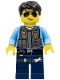 Minifig No: cty0376  Name: Police - LEGO City Undercover Elite Police Officer 5