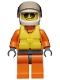 Minifig No: cty0417  Name: Coast Guard City - Helicopter Pilot, Life Jacket
