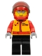 Minifig No: cty0423  Name: Stunt Pilot, Airborne Spoilers