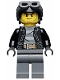 Minifig No: cty0456  Name: Police - City Bandit Male with Black Stubble and Aviator Cap