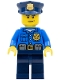 Minifig No: cty0476  Name: Police - City Officer, Gold Badge, Police Hat, Scowl