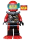 Minifig No: cty0559  Name: Scuba Diver, Female, Red Flippers