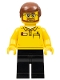 Minifig No: cty0578  Name: LEGO Store Employee, Black Legs, Beard and Glasses