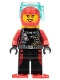 Minifig No: cty0602  Name: Scuba Diver, Female, Flippers, Yellow Air Tanks