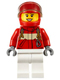Minifig No: cty0607  Name: Paramedic - Pilot Female, Red Helmet