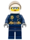 Minifig No: cty0733  Name: Police - City Helicopter Pilot Female, Light Blue Glasses