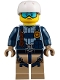 Minifig No: cty0853  Name: Mountain Police - Officer Male, Jacket with Harness