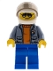 Minifig No: cty0865  Name: Coast Guard City - Helicopter Pilot with Sunglasses