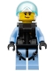 Minifig No: cty1000  Name: Sky Police - Jet Pilot, Female with Neck Bracket (for Parachute)