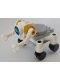 Minifig No: cty1056  Name: City Space Robot, Round Tiles as Wheels, Medium Azure Eyes
