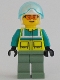 Minifig No: cty1344  Name: Rescue Helicopter Pilot - Male, Orange Glasses