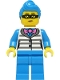 Minifig No: cty1383  Name: Police - Crook Ice, Hair