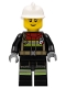 Minifig No: cty1449  Name: Fire Fighter - Freddy Fresh