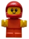 Minifig No: cty1943 Name: Driver Junior - Reddish Orange Body, Red Helmet (Construction Worker) Minifig No: cty1943 Name: Driver Junior - Reddish Orange Body, Red Helmet (Construction Worker)