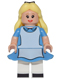 Minifig No: dis007  Name: Alice, Disney, Series 1 (Minifigure Only without Stand and Accessories)