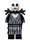 Minifig No: dis039  Name: Jack Skellington, Disney, Series 2 (Minifigure Only without Stand and Accessories)