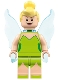 Minifig No: dis086  Name: Tinker Bell - Minifigure, Trans-Light Blue Butterfly Wings