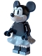 Minifig No: dis142  Name: Minnie Mouse - Vintage, Light Bluish Gray Skirt