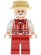 Minifig No: dis201  Name: Dapper Dans Quartet Member - Red Suit
