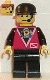 Minifig No: div023 Name: Divers - Control 1, Black Legs, Black Cap Minifig No: div023 Name: Divers - Control 1, Black Legs, Black Cap