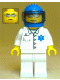 Minifig No: doc022 Name: Doctor - EMT Star of Life Button Shirt, White Legs, Blue Helmet, Trans-Black Visor Minifig No: doc022 Name: Doctor - EMT Star of Life Button Shirt, White Legs, Blue Helmet, Trans-Black Visor