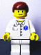 Minifig No: doc027 Name: Doctor - EMT Star of Life Button Shirt, White Legs, Reddish Brown Male Hair Minifig No: doc027 Name: Doctor - EMT Star of Life Button Shirt, White Legs, Reddish Brown Male Hair