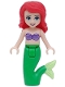 Minifig No: dp001  Name: Ariel, Mermaid (Light Nougat) - Medium Lavender Shell Bra Top, Bright Green Tail, Medium Azure Eyes